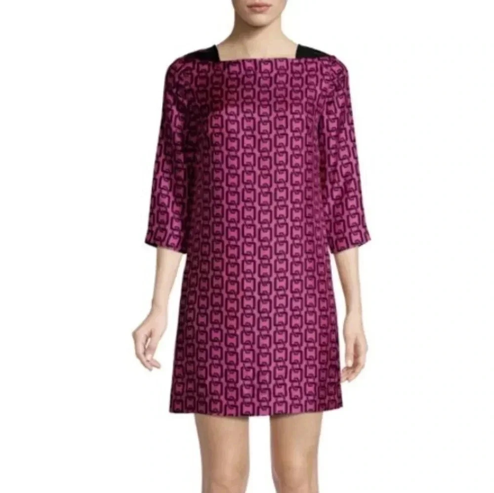 MILLY Julia Chain Print Mini Dress